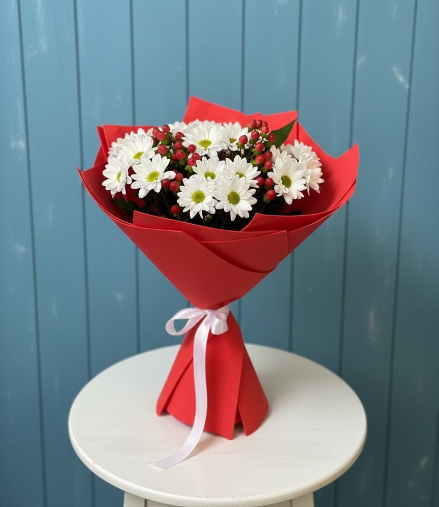 Букет цветов из: Хризантемы в Успенское