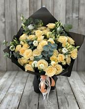 Букет цветов из:  Розы и Лизиантусы в Успенское