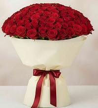 Букет 101 Красная роза Милано в Успенское