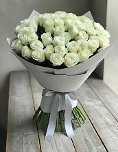 Букет 35 Белых роз в Успенское
