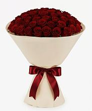 Букет 101 Бордовая роза Блэк Бакарра в Успенское
