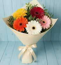 Букет цветов из:  Герберы в Успенское