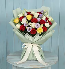 Букет цветов из:  Розы в Успенское