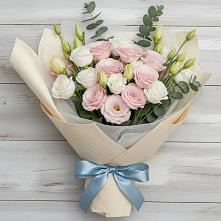 Букет цветов из:  Лизиантусы #REPLACE_PRED# Успенское