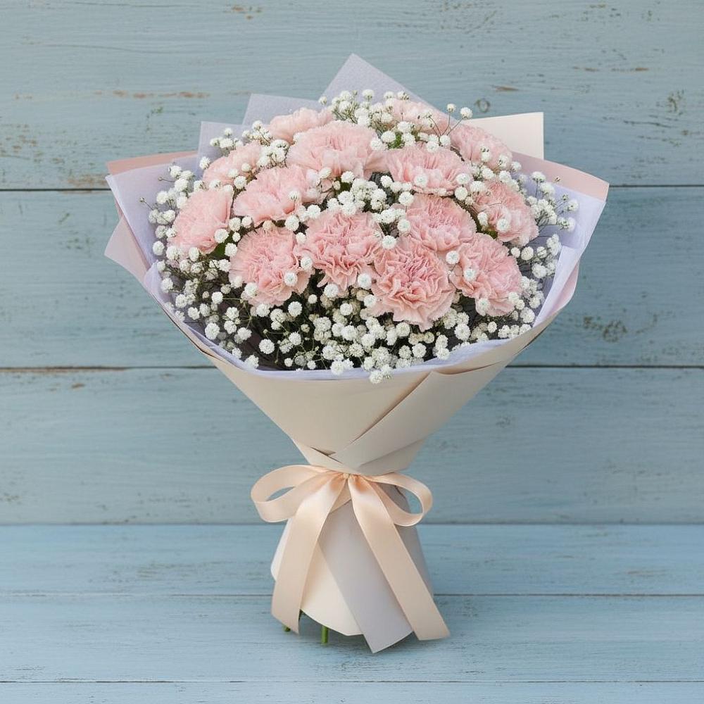 Букет цветов из: Гвоздики в Успенское