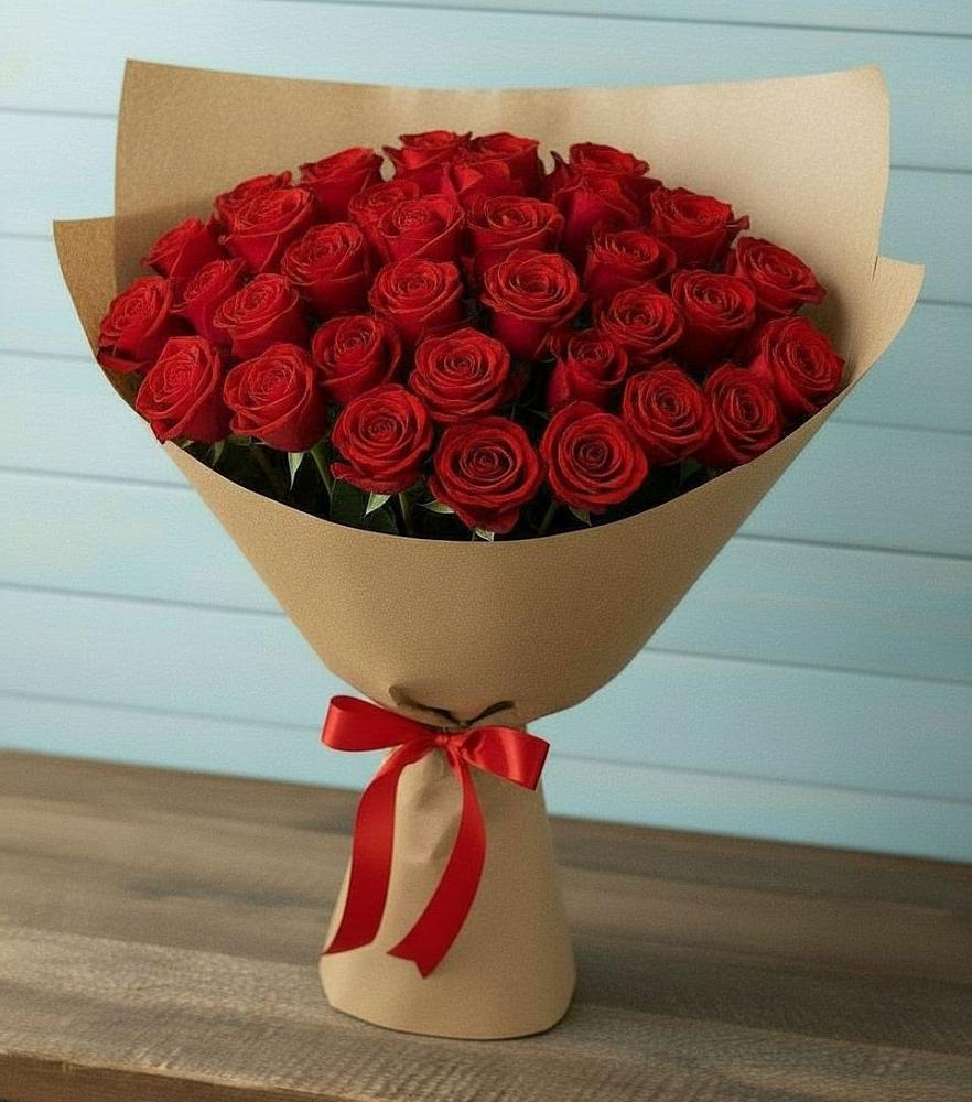 Букет Красные розы Милано в Успенское