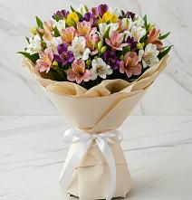 Букет цветов из:  Альстромерии #REPLACE_PRED# Успенское