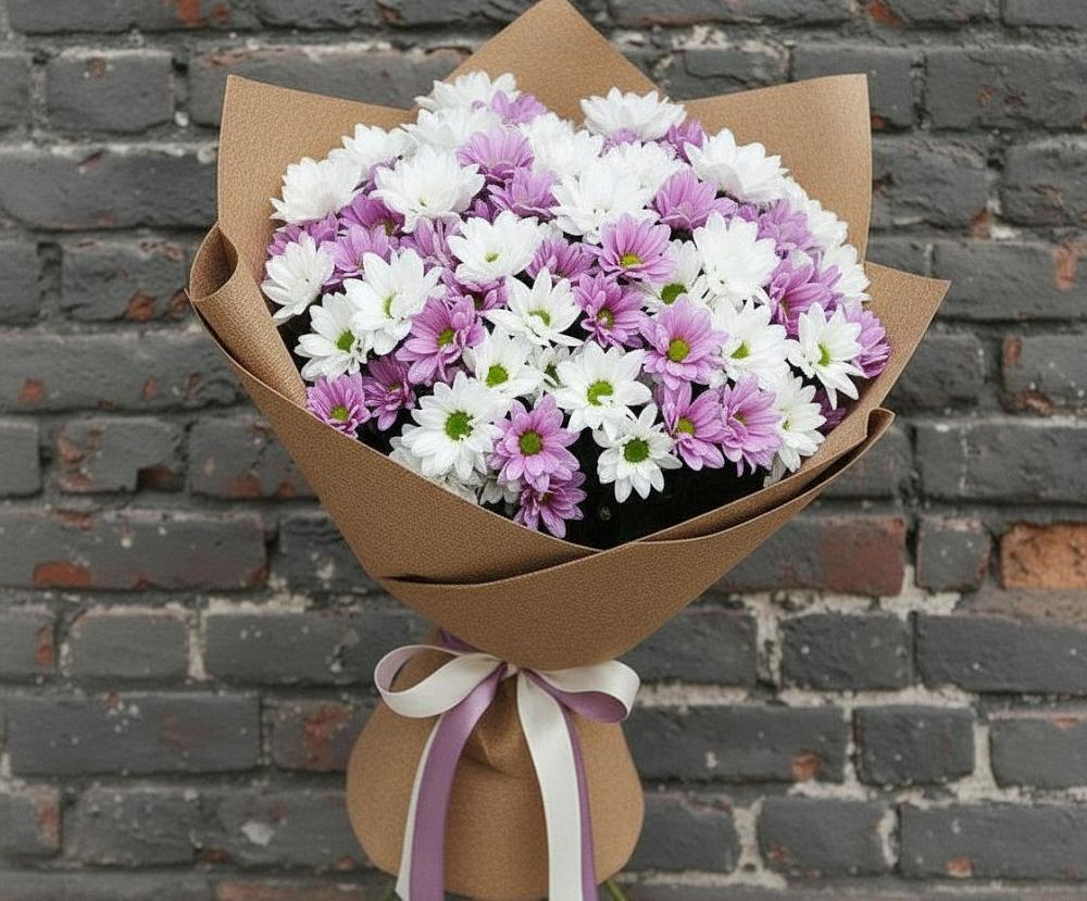 Букет цветов из: Хризантемы в Успенское