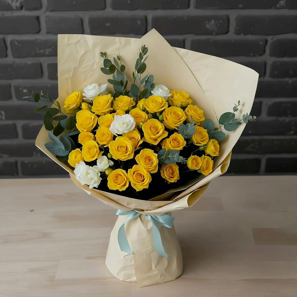 Букет цветов из: Розы в Успенское