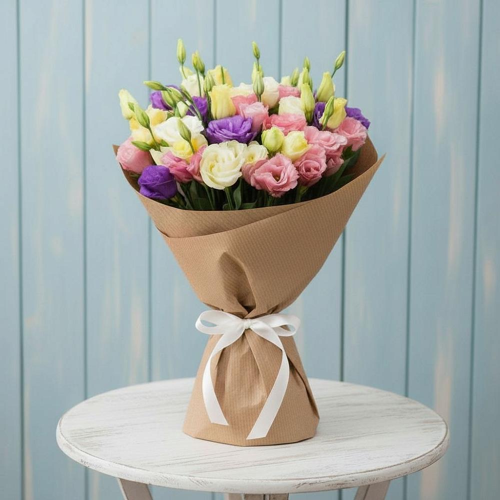 Букет цветов из: Лизиантусы в Успенское