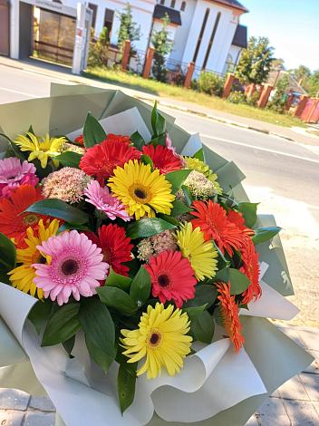Букет цветов из: Герберы в Успенское