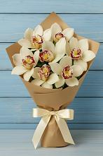 Букет цветов из:  Орхидеи и Розы в Успенское