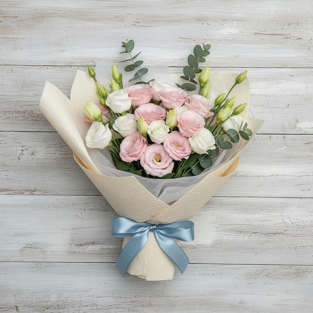 Букет цветов из: Лизиантусы в Успенское